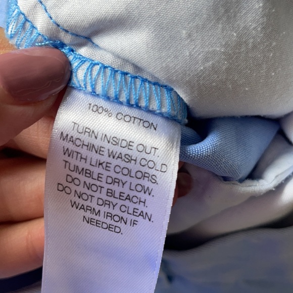 - Vineyard Vines Easter Spring light blue breaker chinos size 18 - Picture 6 of 7